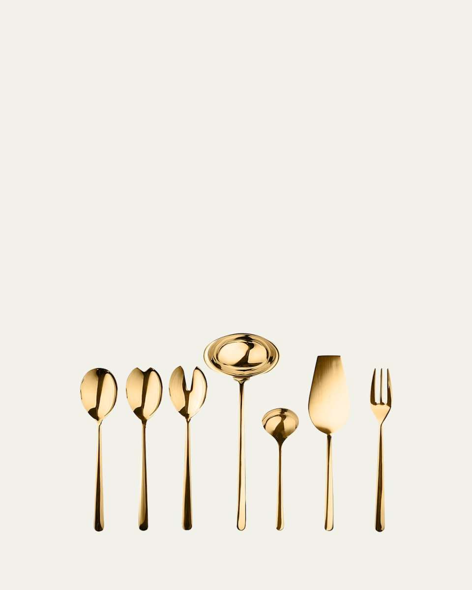 Linea Oro 7-Piece Full Serving Set